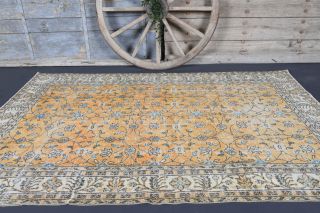 5x8 Handmade Vintage Area Rug - Thumbnail