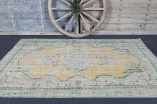 5x8 Handmade Antique Area Rug - Thumbnail