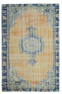 5x8 Handmade Vintage Anatolian Area Rug - Thumbnail