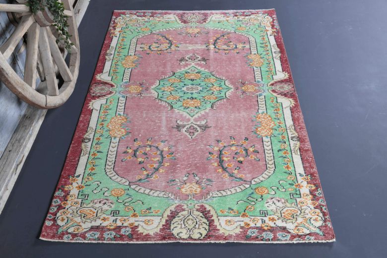 Shabby Chic Anatolian Vintage Rug