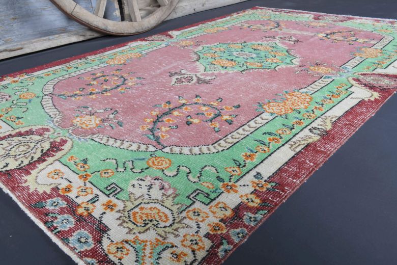 Shabby Chic Anatolian Vintage Rug