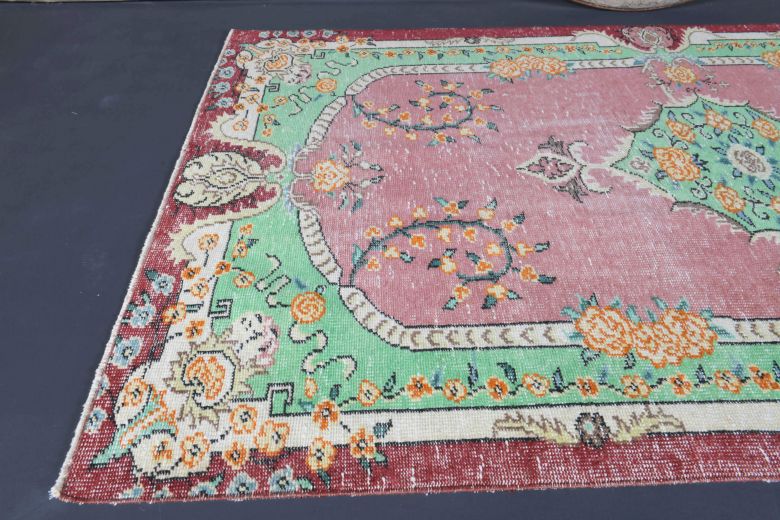 Shabby Chic Anatolian Vintage Rug