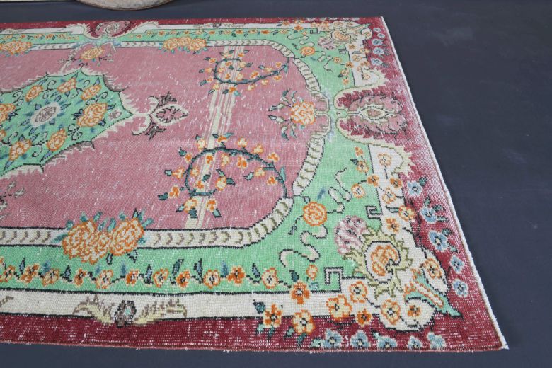 Shabby Chic Anatolian Vintage Rug