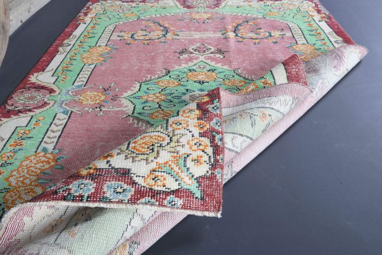 Shabby Chic Anatolian Vintage Rug