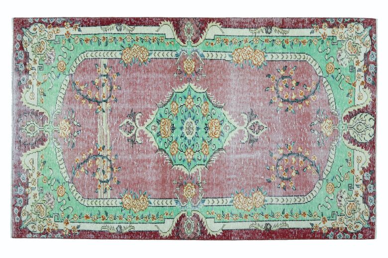 Shabby Chic Anatolian Vintage Rug