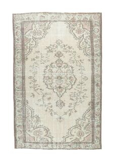 Vintage Multicolor Area Anatolian Rug - Thumbnail