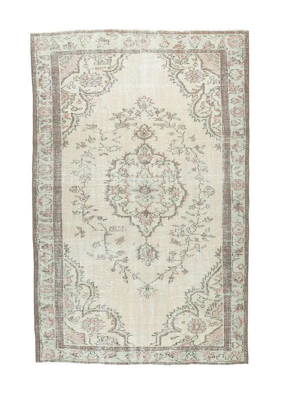 Vintage Multicolor Area Anatolian Rug