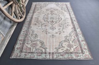 Vintage Multicolor Area Anatolian Rug - Thumbnail