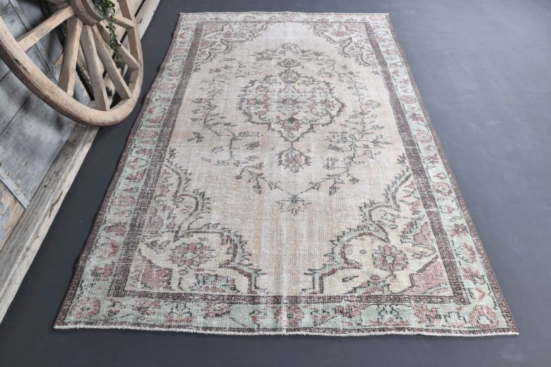 Vintage Multicolor Area Anatolian Rug