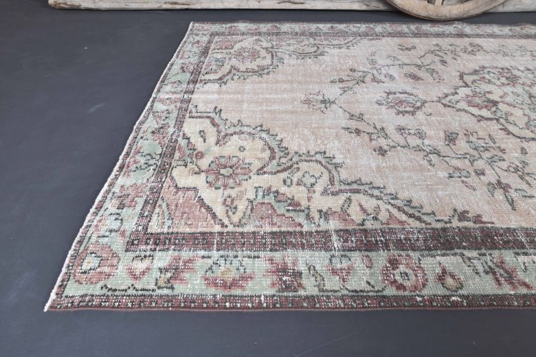 Vintage Multicolor Area Anatolian Rug