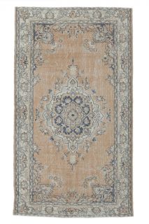 5x8 Vintage Handmade Oriental Area Rug - Thumbnail