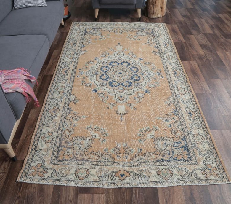 5x8 Vintage Handmade Oriental Area Rug