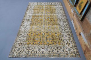 Oushak Vintage Area Rug - Thumbnail