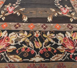 5x8 Vintage Kilim Karabakh Rug - Thumbnail