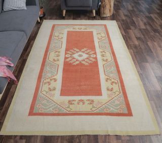 5x8 Vintage Milas Turkish Handmade Area Rug - Thumbnail