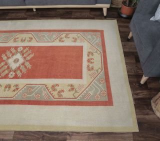 5x8 Vintage Milas Turkish Handmade Area Rug - Thumbnail