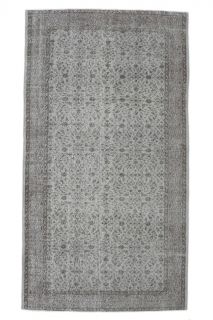 5x8 Vintage Oversized Handmade Isparta Area Rug - Thumbnail