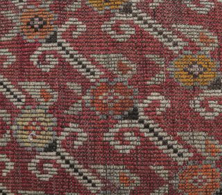 5x8 Vintage Oversized Handwoven Kilim Flatweave Rug - Thumbnail