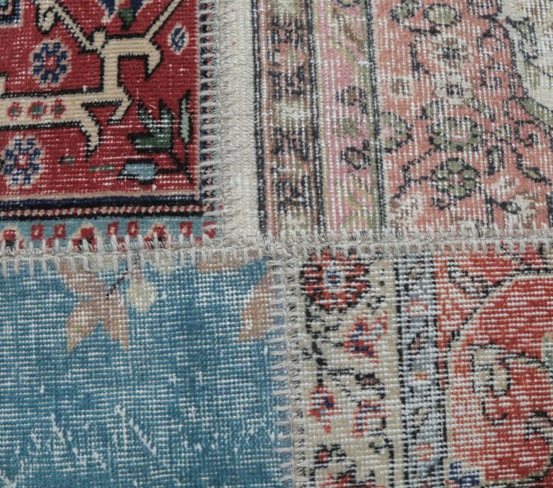 5x8 Vintage Patchwork Turkish Area Rug