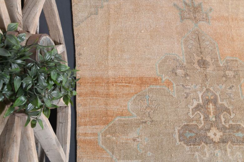 5x9 Handmade Vintage Area Anatolian Rug