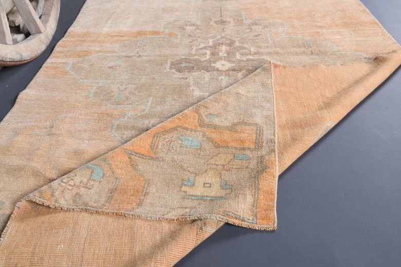 5x9 Handmade Vintage Area Anatolian Rug