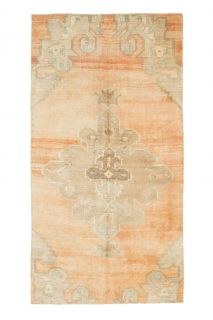 5x9 Handmade Vintage Area Anatolian Rug - Thumbnail