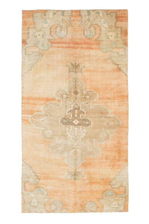 5x9 Handmade Vintage Area Anatolian Rug