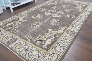 5x9 Handmade Vintage Area Rug - Thumbnail