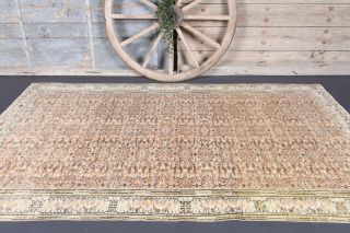 5x9 Semi-Antique Vintage Area Rug - Thumbnail