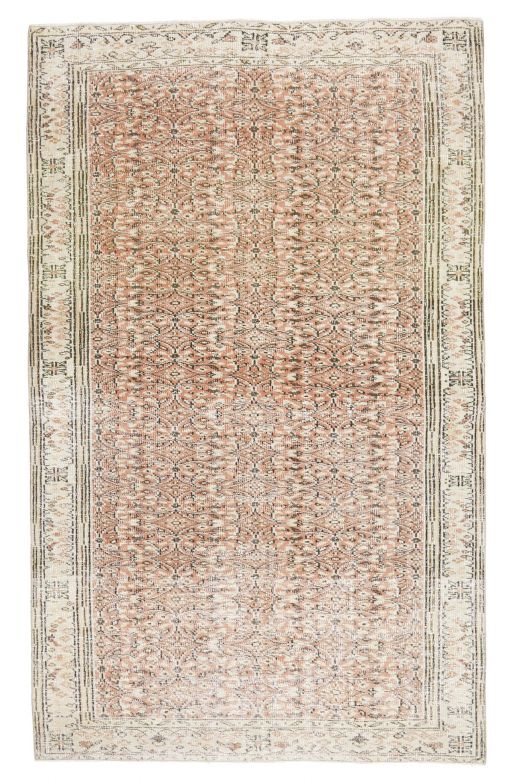 5x9 Semi-Antique Vintage Area Rug