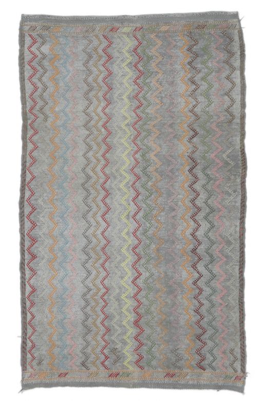 5x9 Vintage Adana Kilim Area Rug