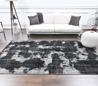 Vintage Black-Large Area Rug - Thumbnail