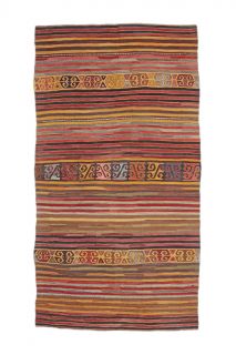 Vintage Karabakh Kilim Area Rug - Thumbnail