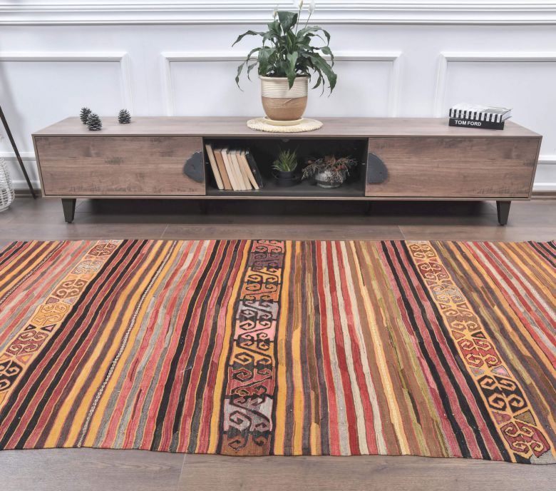 Vintage Karabakh Kilim Area Rug