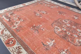 6x10 Handmade Vintage Area Rug - Thumbnail