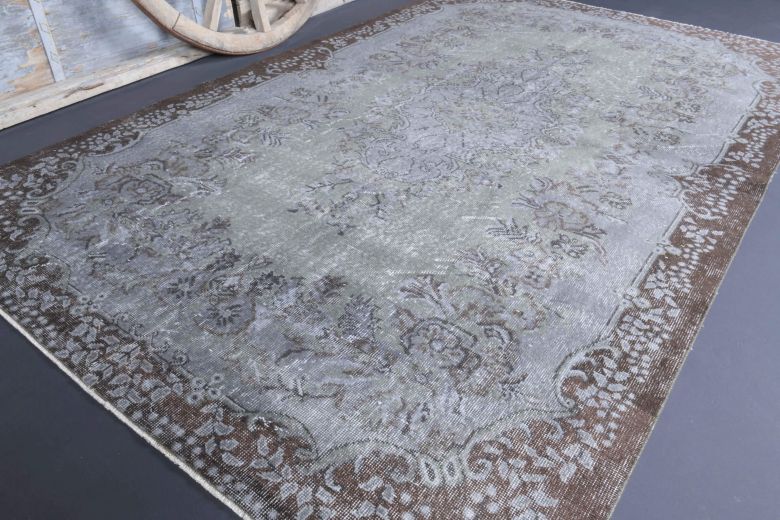 6x10 Handmade Vintage Area Rug