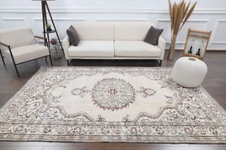 6x10 Handmade Vintage Area Rug - Thumbnail