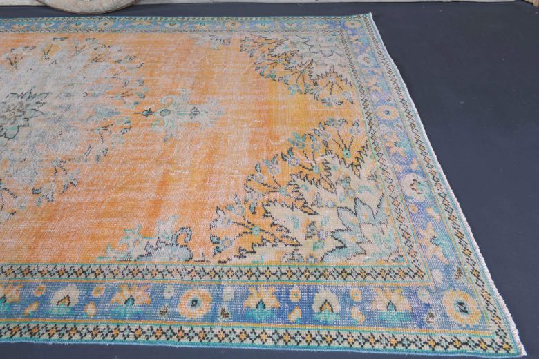 6x10 Handmade Vintage Large Area Rug