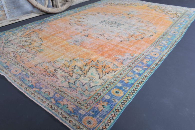 6x10 Handmade Vintage Large Area Rug