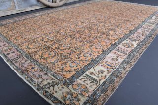 6x10 Handmade Vintage Large Area Rug - Thumbnail