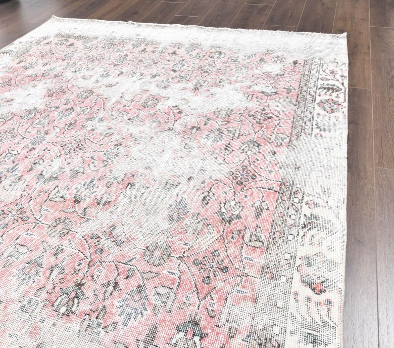 Vintage Pink Large Area Rug