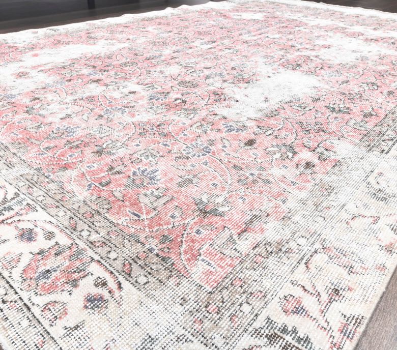 Vintage Pink Large Area Rug