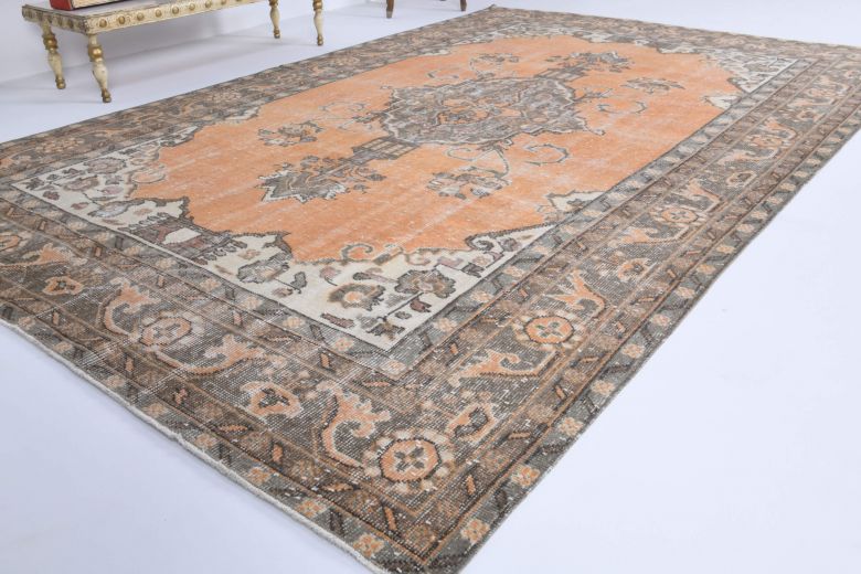 Vintage Anatolian Handmade Area Rug