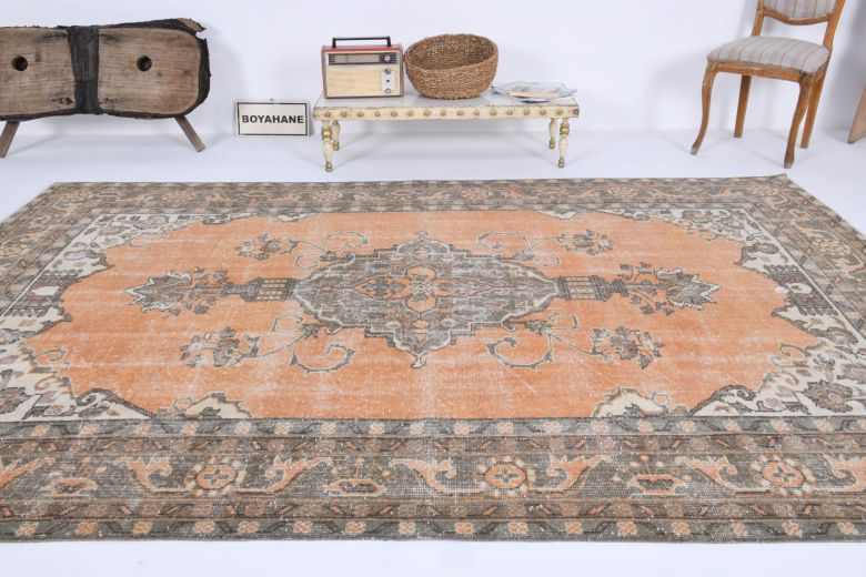 Vintage Anatolian Handmade Area Rug