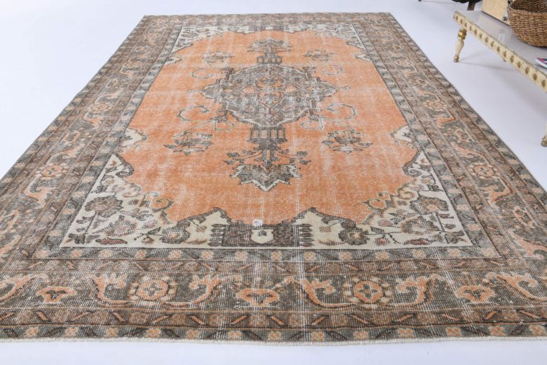 Vintage Anatolian Handmade Area Rug