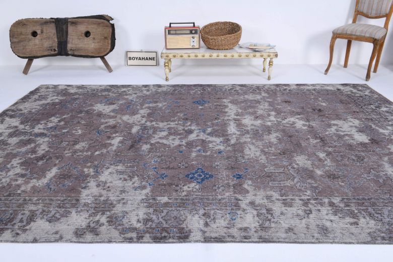 Distressed Vintage Area Rug