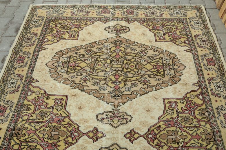 Vintage Brown Area Rug