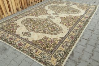 Vintage Anatolian Brown Area Rug - Thumbnail