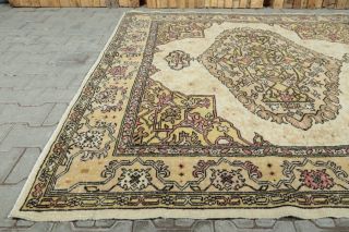 Vintage Anatolian Brown Area Rug - Thumbnail
