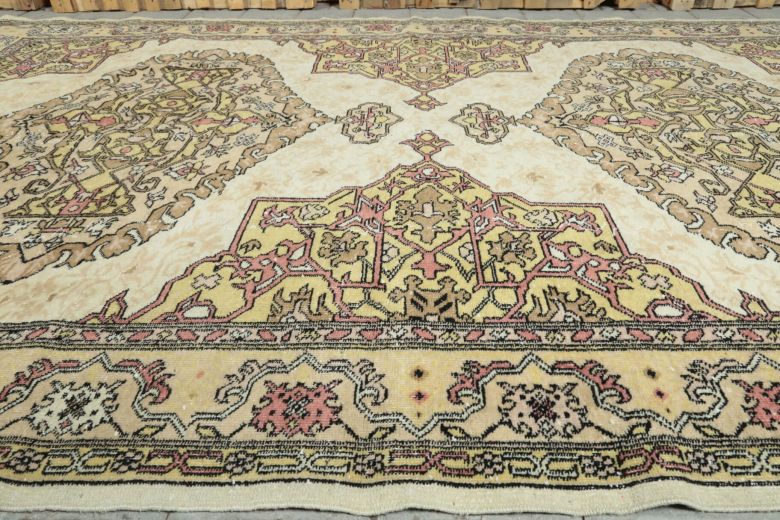 Vintage Anatolian Brown Area Rug